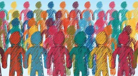 foto de dibujos personas de colores